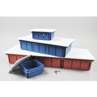 Puszka instalacyjna 92x92x45 p/t | 013.57 Elektroplast Stróża