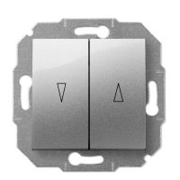 Łącznik p/t żaluzjowy B/R, IP20, srebrny, Carla | 1716-16 Elektro-Plast Nasielsk