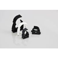 Uchwyt zamykany do rur UZ-20 czarny (opak 100szt) | 07.8A Elektroplast Stróża