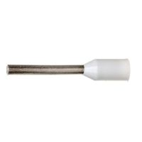 Końcówka tulejkowa izolowana Cu, HI 0,75/10 przekrój: 0,75mm2, dł. tulejki 10 (opak 100szt) | E08KH-02010112501 Ergom