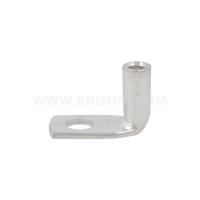 Końcówka rurowa kątowa K90R 16/8 przekrój: 16mm2, otwór pod śrubę M8 /100 | E11KM-01040100800 Ergom