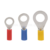 Końcówka oczkowa izolowana KOI 2,5/10 PCV, przekrój: 2,5mm2, otwór pod śrubę M10 (opak 100szt) | E09KO-02010301500 Ergom