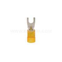 Końcówka kablowa widełkowa izolowana KWI 6/4 PC przekrój: 6mm2, otwór pod śrubę M4 (opak 100szt) | E09KO-02030301800 Ergom