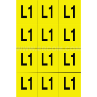 Znaki samoprzylepne typu ZS 50 x 60 - ZS 50*60/L1 | E04ZP-02030112400 Ergom