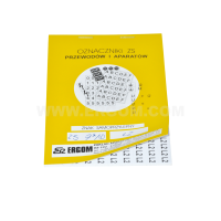 Oznaczniki samoprzylepne ZS 7X10/0, białe (opak 2000szt) | E04ZP-02030100700 Ergom