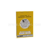 Oznaczniki samoprzylepne ZS D10/UZ, białe (opak 1szt) | E04ZP-02030400400 Ergom