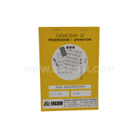 Oznaczniki samoprzylepne ZS D32/UZK, białe (opak 1szt) | E04ZP-02030406200 Ergom