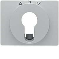 Płytka czołowa do łącznika żaluzjowego obrotowego na klucz, aluminium, K.5 | 15047103 Hager