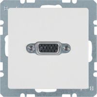 Gniazdo VGA, biały, aksamit, Q.x | 3315406089 Hager