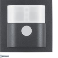 Nasadka IR czujnika ruchu komfort 2,2m Berker.Net, antracyt, mat, B.x/S.1 | 85342285 Hager