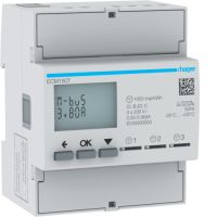Licznik energii elektrycznej 1-fazowy, 3x80A 4M, M-bus, Agardio.measure | ECM180T Hager