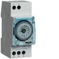 Zegar analogowy tygodniowy z rezerwą chodu 230V 1P 16A | EH271 Hager