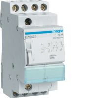Przekaźnik bistabilny 230VAC/110VDC 2NO+2NC 16A | EPN525 Hager