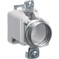 Gniazdo bezpiecznikowe ceramiczne DII D2400 E27 1P 25A 500V TS35 zaciski pałąkowe 10mm2 | LE27KP Hager