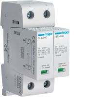 Ogranicznik przepięć T1+T2 MOV 2P sieć TN-S Iimp=25 kA Up?1,5kV styk FM, SPD | SPN921R Hager