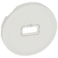Plakietka gniazda USB, biała, Celiane | 068253 Legrand