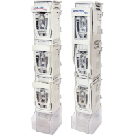 Rozłącznik bezpiecznikowy listwowy 400A, zaciski typu V, V-obejma 240mm2, ARS 400-6-V pro | 63-001971-011 Apator