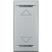 Klawisz ''góra-dół'' 1M, aluminium, MY HOME SCS Axolute | HC4911AH Legrand