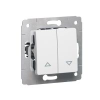Przycisk sterowania roletami 10A, (blokada elektryczna), biały, Cariva | 773614 Legrand