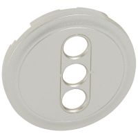Plakietka gniazd 3XRCA/YUV/S-V, tytanowa, Celiane | 068513 Legrand