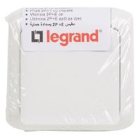 Łącznik schodowy 10AX + gniazdo pojedyncze z/u 16A, zaciski śrubowe, białe, Forix IP44 | 782376 Legrand