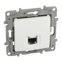 Gniazdo 1xRJ45 kat. 6 UTP białe Niloe/Niloe Selection | 764573 Legrand