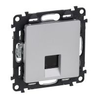 Gniazdo komputerowe pojedyncze 1xRJ45 kat. 5E FTP aluminium Valena Life | 753353 Legrand