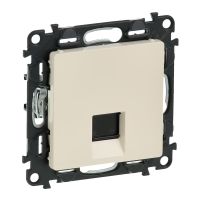 Gniazdo komputerowe pojedyncze RJ45 kat. 6a STP, kremowe, Valena Life | 753248 Legrand