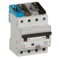 Wyłącznik różnicowo-nadprądowy P314 4P C 32A 30mA typ A serii DX3 | 411237 Legrand