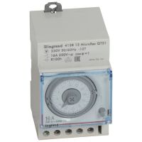 Programator analogowy dobowy 3-modułowy QT31, napęd kwarcowy | 412813 Legrand