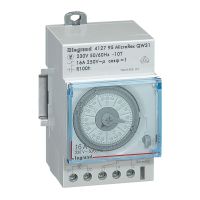 Programator analogowy tygodniowy 3-modułowy QW31, napęd kwarcowy | 412795 Legrand