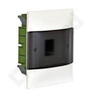 Rozdzielnica p/t Practibox S 1x6, drzwi przezroczyste, do ścian pustych | 134176 Legrand