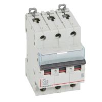 Wyłącznik nadprądowy S 303 3P D 63A 6000A serii DX3 | 408095 Legrand
