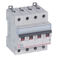 Wyłącznik nadprądowy S 304 4P B 10A 6000A serii DX3 | 407622 Legrand