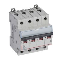Wyłącznik nadprądowy S 304 4P C 4A 6000A serii DX3 | 407923 Legrand