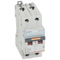 Wyłącznik nadprądowy S322 C25 2P 25 A 25KA DX3 | 409770 Legrand