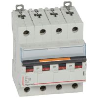 Wyłącznik nadprądowy S324 C10 4P 10 A 25KA DX3 | 409793 Legrand