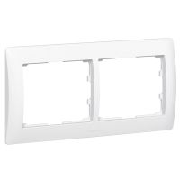 Ramka podwójna pozioma, arctic, Sistena Life | 771002 Legrand