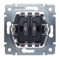 Łącznik schodowy podwójny 10AX, podświetlany, Sistena Life | 775608 Legrand