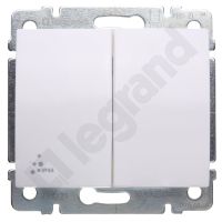 Łącznik świecznikowy 10AX, IP44, arctic, Sistena Life | 771021 Legrand