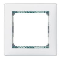 Ramka pojedyncza, biała/crystal, Valena | 774461 Legrand