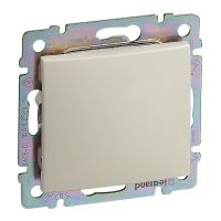 Łącznik 1-biegunowy 10AX, kremowy, Valena | 774301 Legrand