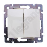 Łącznik schodowy podwójny 10AX, kremowy, Valena | 774308 Legrand