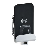 Indukcyjna stacja ładująca 5 V, 1000 mA + USB 5 V, 2400 mA | 753114 Legrand