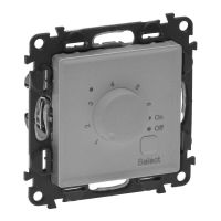 Termostat do ogrzewania podłogowego aluminium, Valena Life | 752334 Legrand