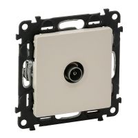 Gniazdo TV przelotowe, kremowe, Valena Life | 753261 Legrand