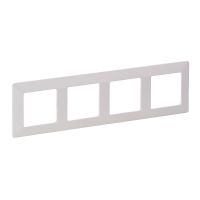 Ramka poczwórna Neutral biała, Valena Life | 754004 Legrand