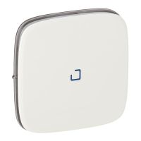 Klawisz do łącznika jednobiegunowego podświetlanego, biały, Valena Allure | 755085 Legrand