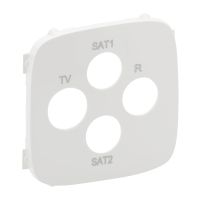 Plakietka gniazda TV-RD-SAT-SAT, biała, Valena Allure | 754815 Legrand