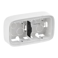 Puszka n/t podwójna, biała, Valena Allure | 755552 Legrand